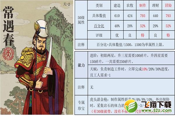 江南百景图常遇春珍宝搭配推荐_52z.com
