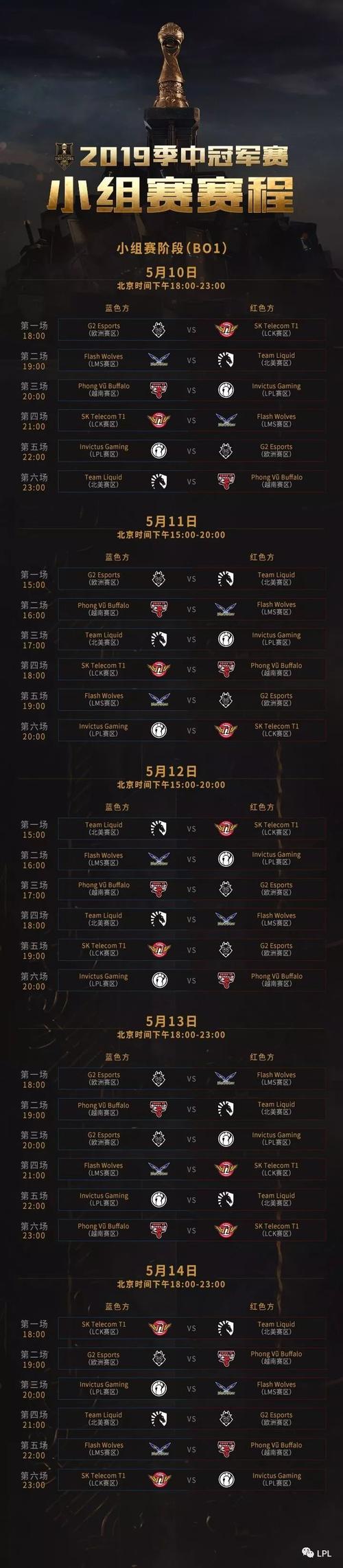 2016msi赛程_LOL2016MSI季中邀请赛什么时候开始