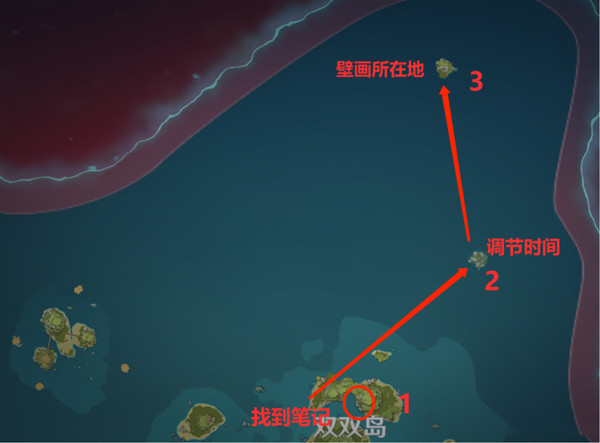 原神岛与海的彼端任务攻略 寻找其他壁画位置一览[多图]图片6