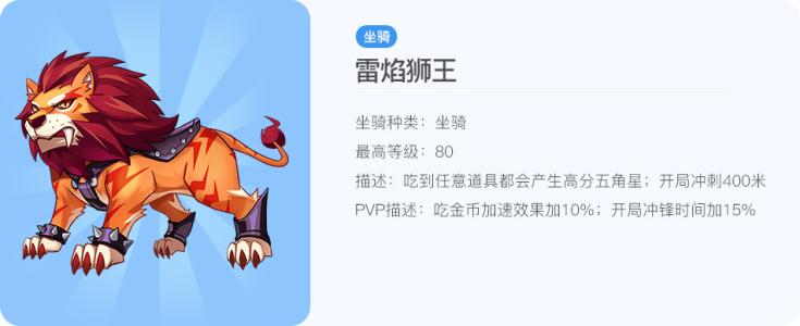 《天天酷跑》雷焰狮王配什么人物好？