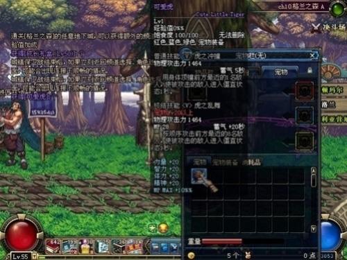 《DNF地下城与勇士》可爱虎_DNF淘气虎和可爱虎属性？