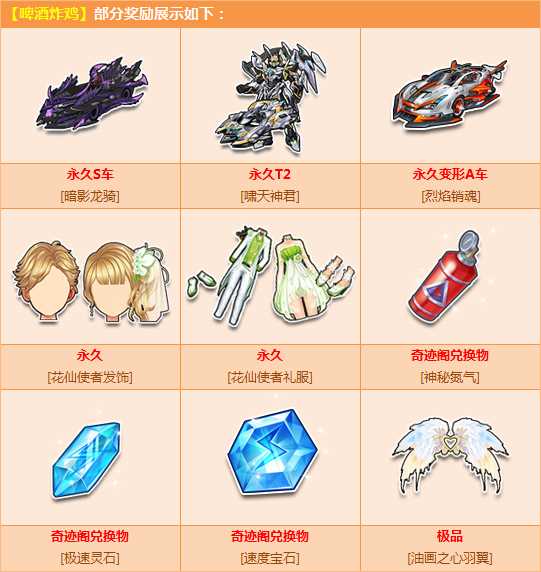 QQ飞车暗影龙骑、啸天神君、烈焰销魂怎么获得？