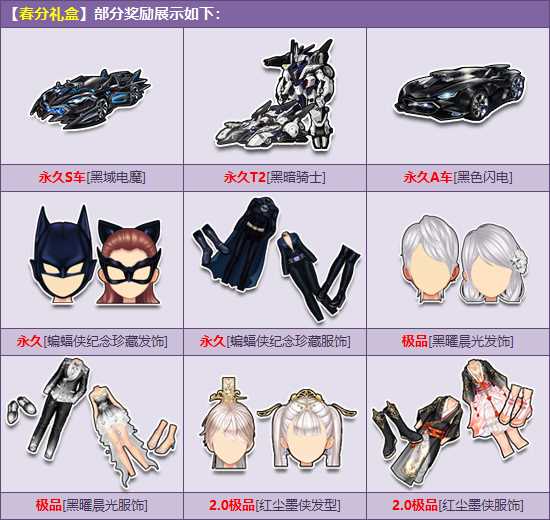 QQ飞车黑域电魔、黑暗骑士、黑色闪电怎么获得？