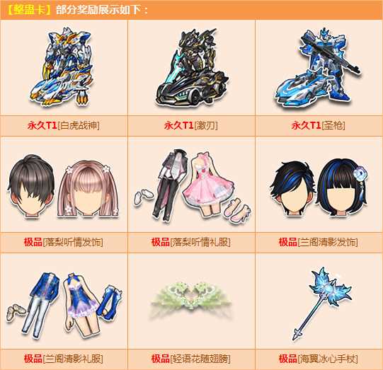 QQ飞车整蛊卡能开出什么？ QQ飞车白虎战神、激刃、圣枪怎么得？