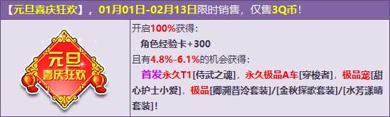 QQ飞车侍武之魂怎么得？ QQ飞车元旦喜庆狂欢有什么用？