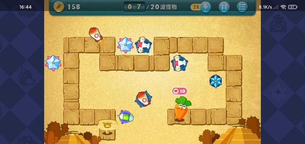 保卫萝卜沙漠1攻略图文详解_保卫萝卜沙漠挑战