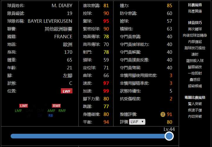 实况足球大师联赛球星安迪穆勒个人解析一览_安迪穆勒攻略