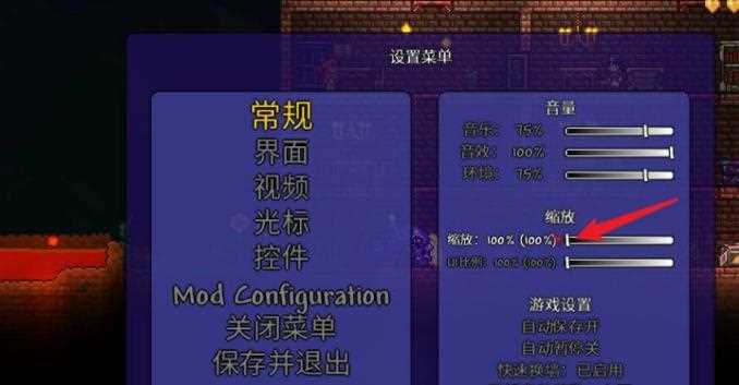 泰拉瑞亚pc视野范围怎么调大