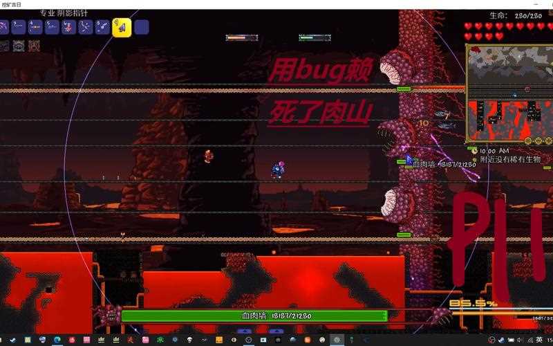 泰拉瑞亚肉山打法最速打肉山的方法介绍_泰拉瑞亚肉山攻略