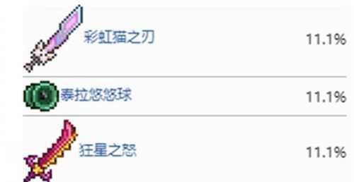 泰拉瑞亚月亮领主掉落物品一览